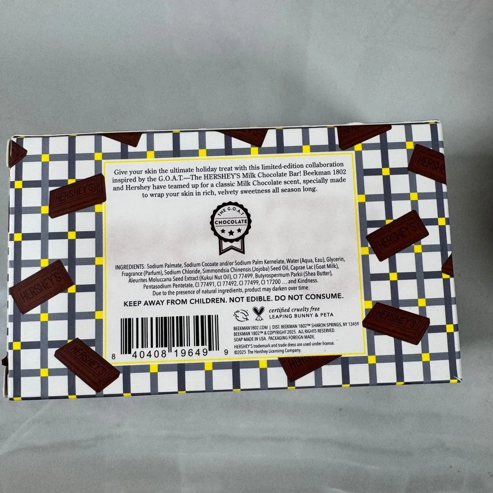 Lot of 3 Beekman 1802 Hershey Goat Milk‎ Products Snickerdoodle Milk Chocolate